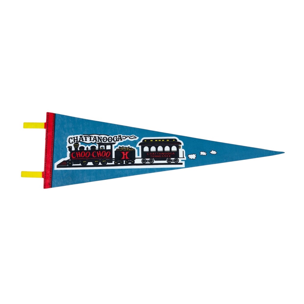 Vintage Chattanooga Choo Choo Felt‎ Pennant Train Railroad Tennessee Souvenir